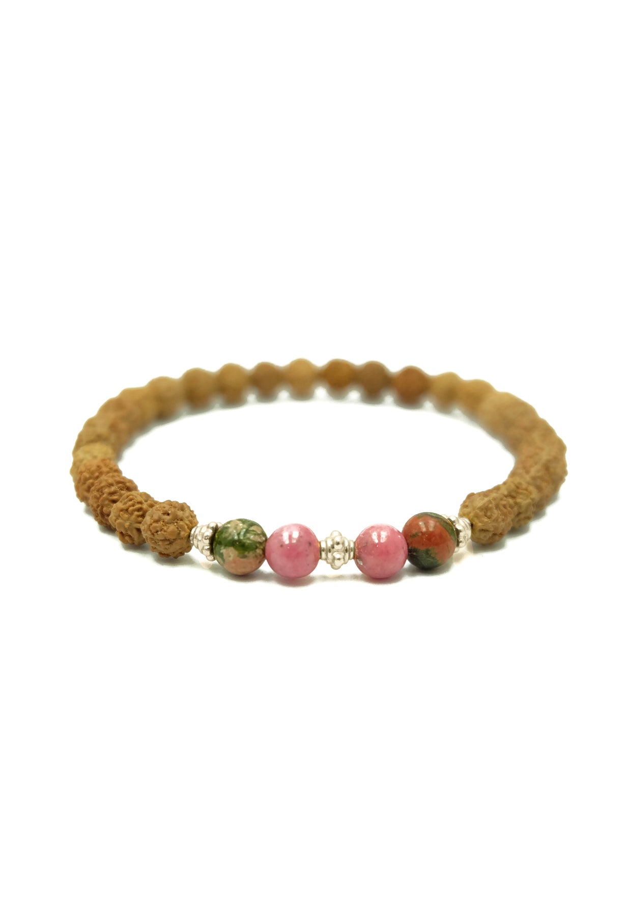 Veda in Green Jasper Bracelet