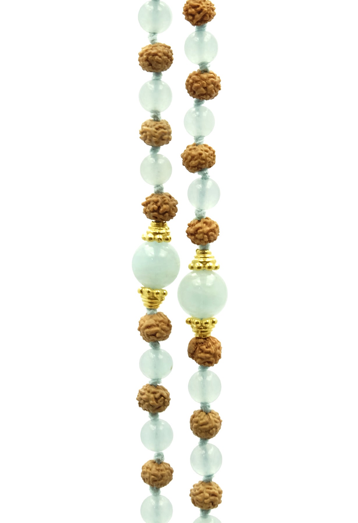 Jaiho in Aquamarine Mala