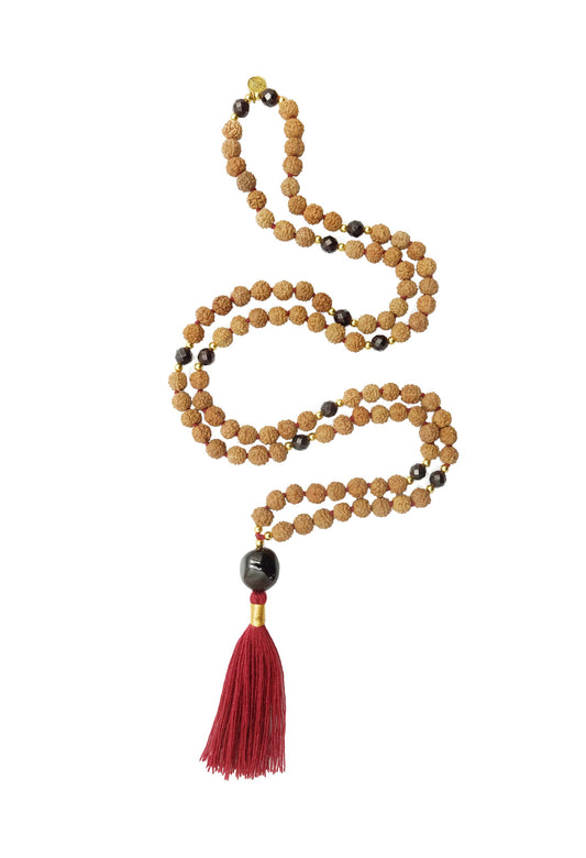 Sacred Garnet Mala